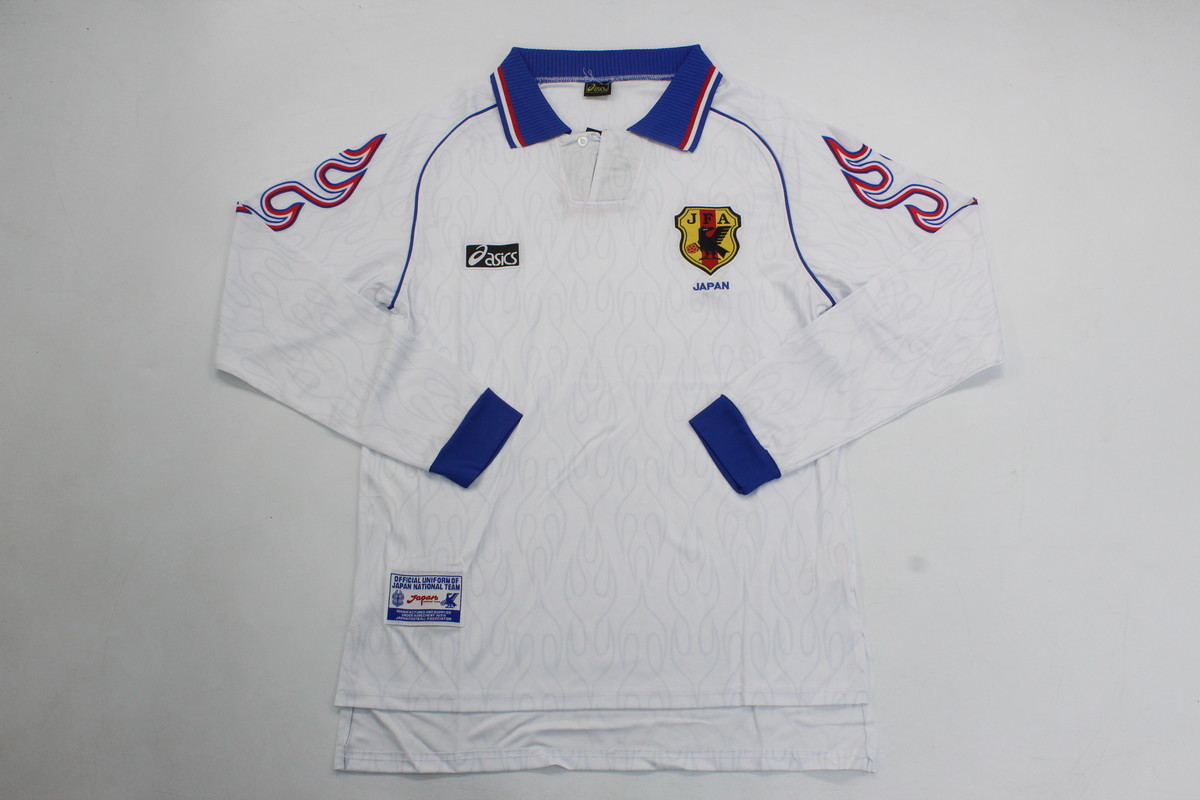 AAA Quality Japan 1998 World Cup Away White Long Jersey